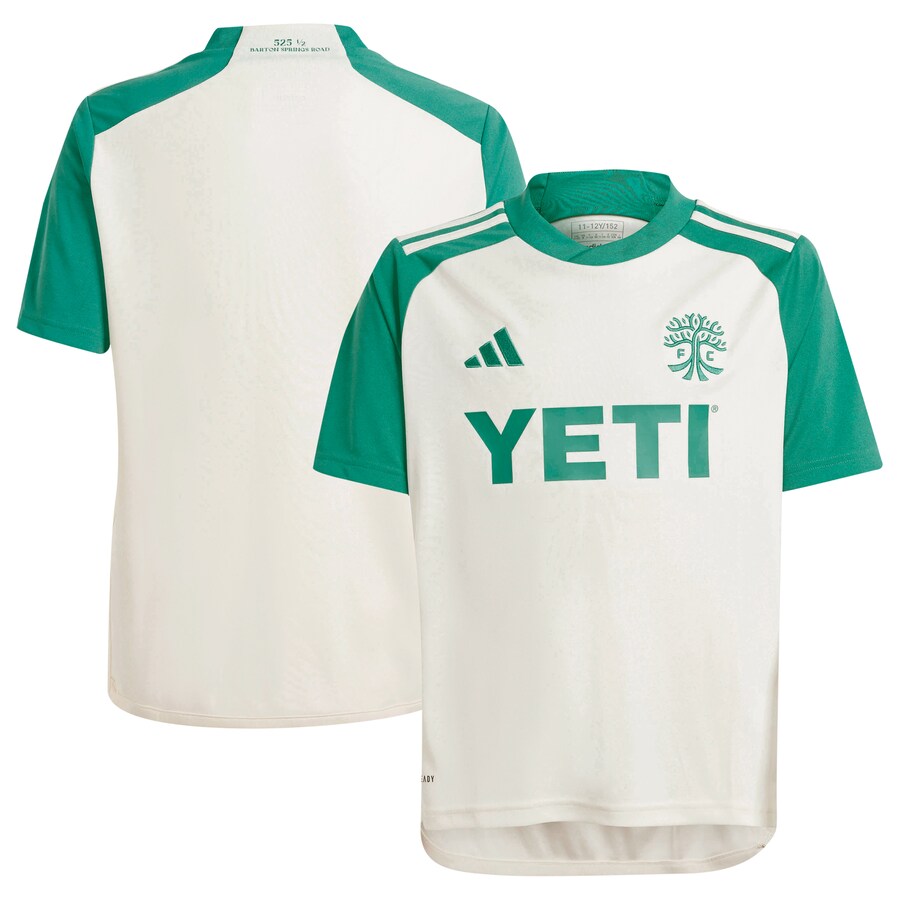 Youth Austin FC  adidas Tan 2024 The Armadillo Kit Replica Jersey - Puhuasuan