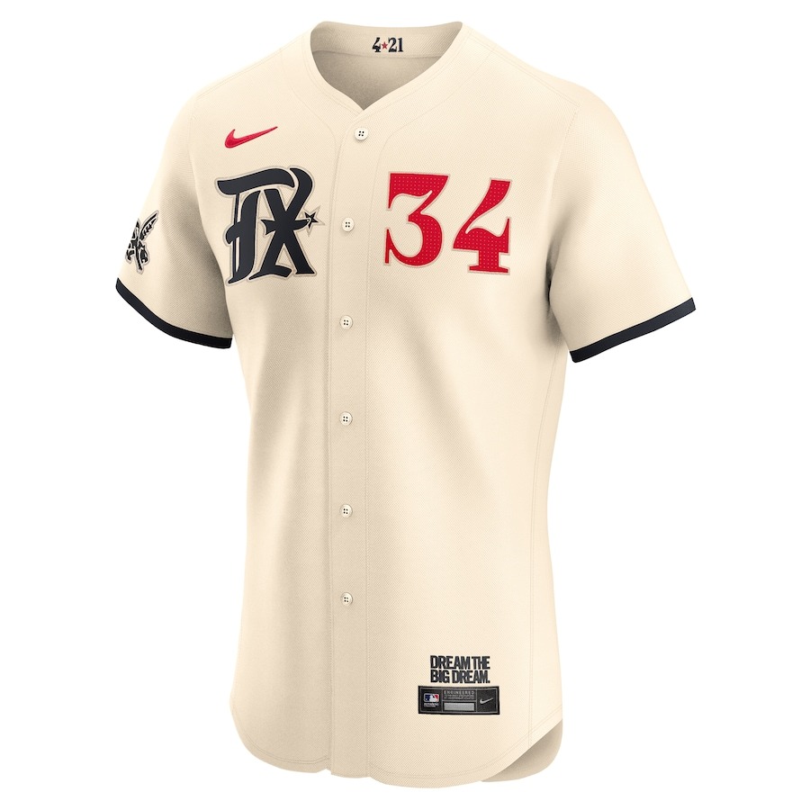 Men's Texas Rangers Nolan Ryan Nike Natural City Connect Limited Player Jersey - Puhuasuan