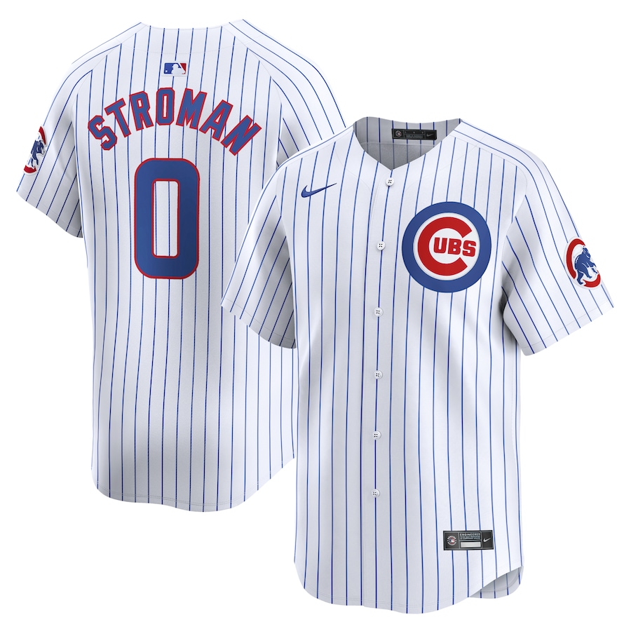 Men's Chicago Cubs Marcus Stroman Nike White Home Limited Player Jersey - Puhuasuan