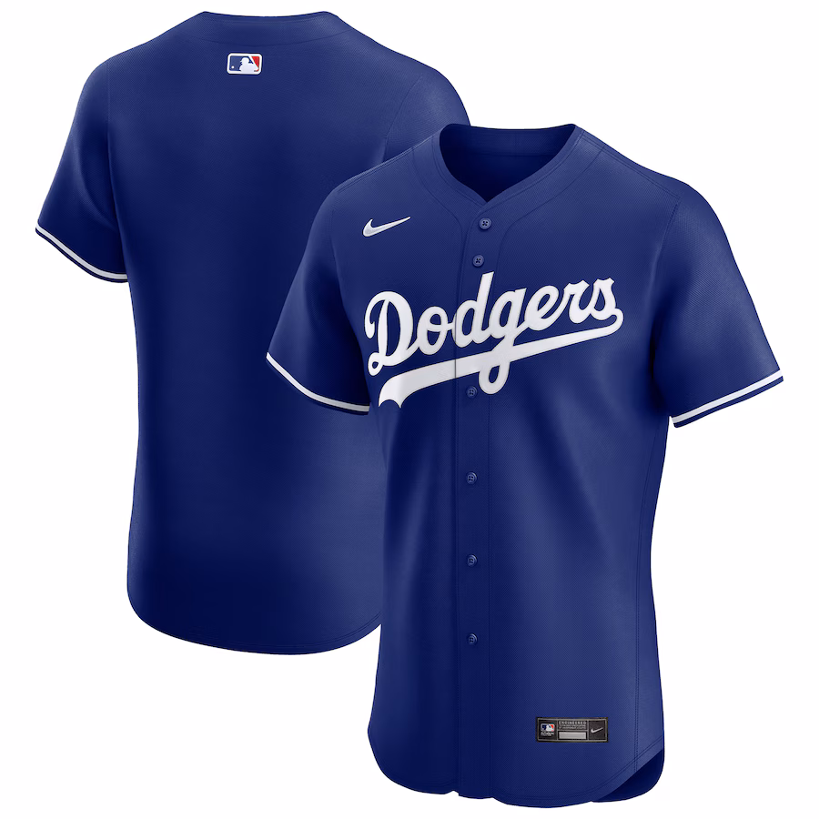 Men's Los Angeles Dodgers Nike Royal Alternate Elite Jersey - Puhuasuan