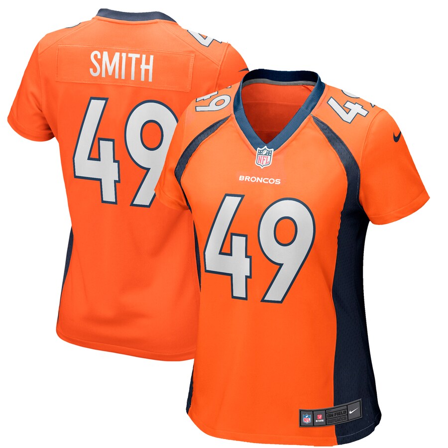 Women's Denver Broncos Dennis Smith Nike Orange Game Retired Player Jersey - Puhuasuan
