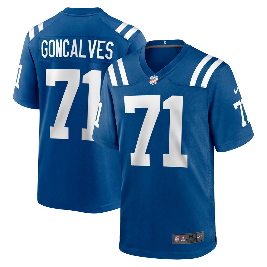 Men's Indianapolis Colts Matt Goncalves Nike  Royal Game Jersey - Puhuasuan
