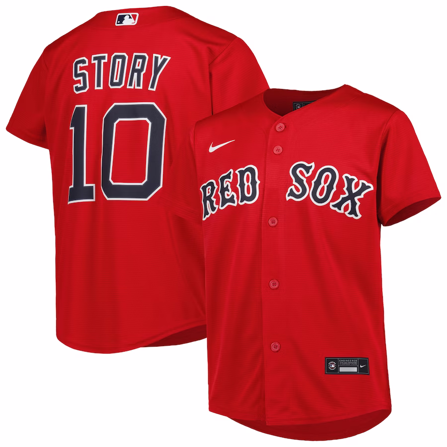 Youth Boston Red Sox Trevor Story Nike Red Alternate Replica Player Jersey - Puhuasuan