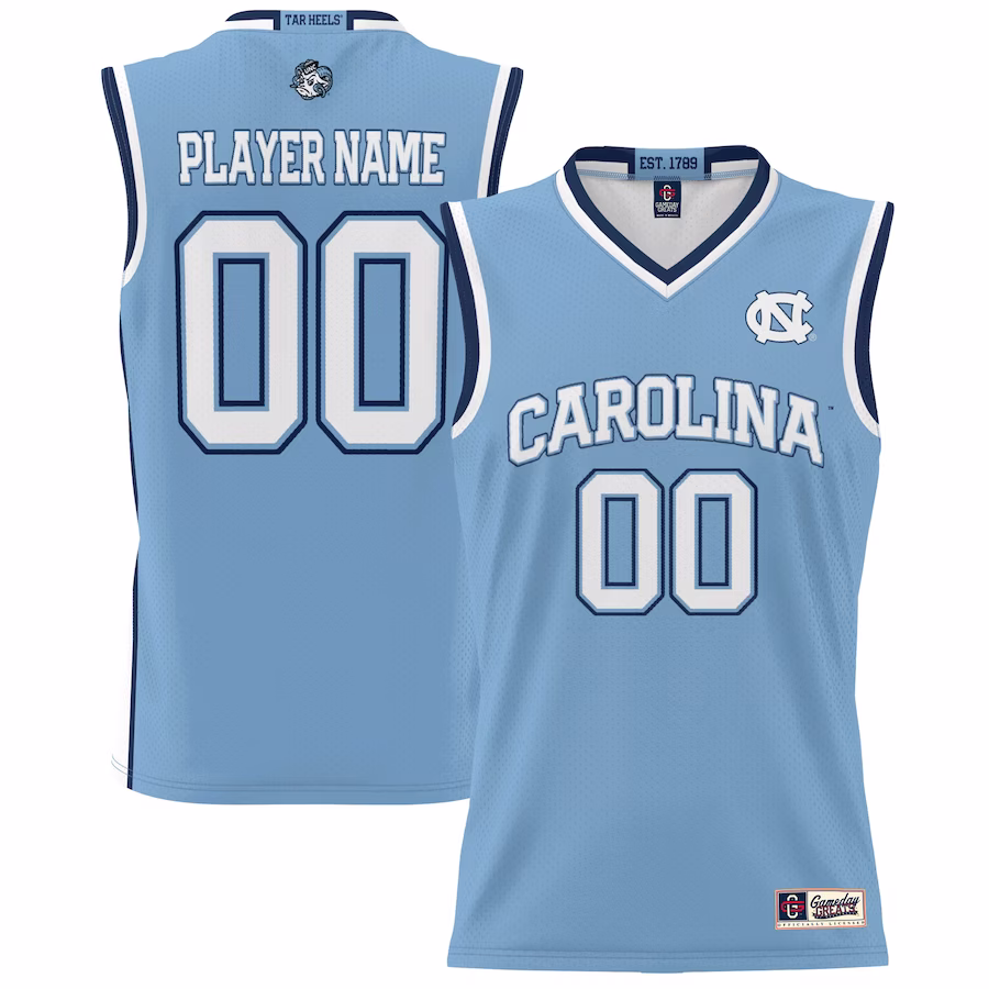 North Carolina Tar Heels GameDay Greats Youth NIL Pick-A-Player Lightweight Basketball Jersey - Carolina Blue - Puhuasuan