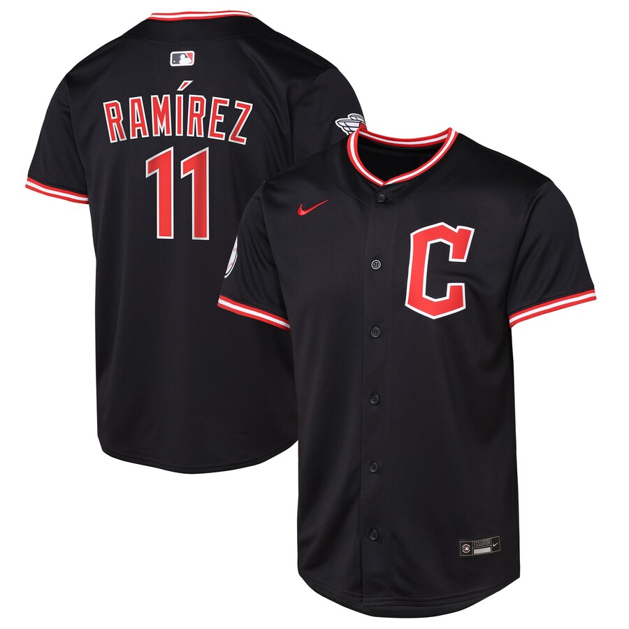 Youth Cleveland Guardians Jose Ramirez Nike Navy Alternate Limited Player Jersey - Puhuasuan