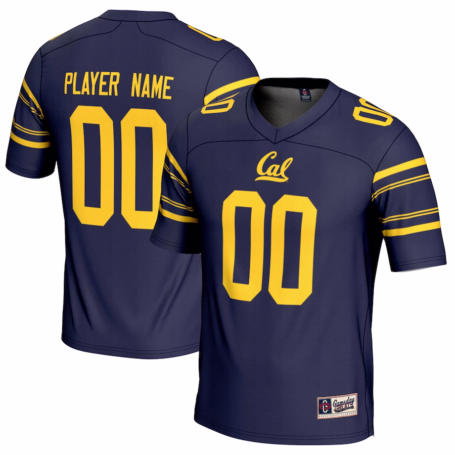 Cal Bears GameDay Greats NIL Pick-A-Player Football Jersey - Navy - Puhuasuan