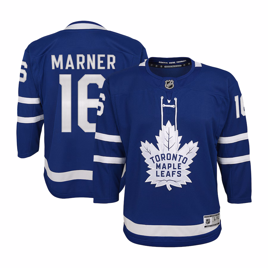 Youth Toronto Maple Leafs Mitchell Marner Blue Home Premier Player Jersey - Puhuasuan
