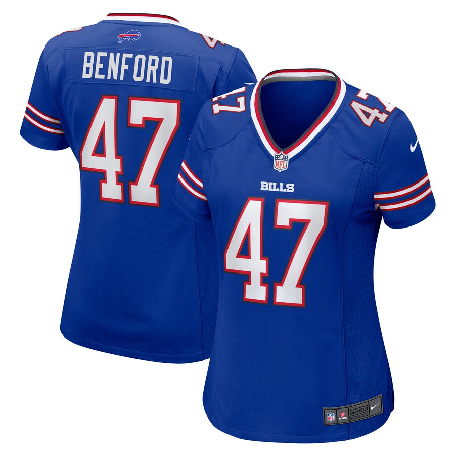 Women's Buffalo Bills Christian Benford Nike Royal Game Jersey - Puhuasuan