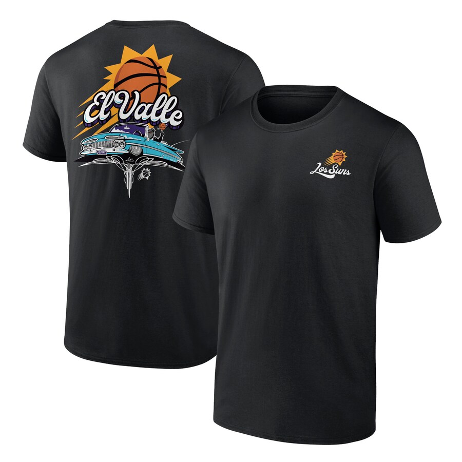 Men's Phoenix Suns Black Hispanic Heritage T-Shirt - Puhuasuan