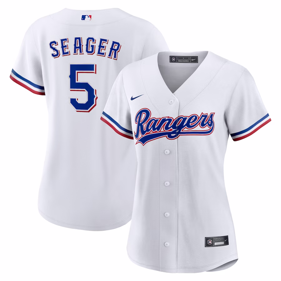 Women's Texas Rangers Corey Seager Nike White Home Replica Player Jersey - Puhuasuan