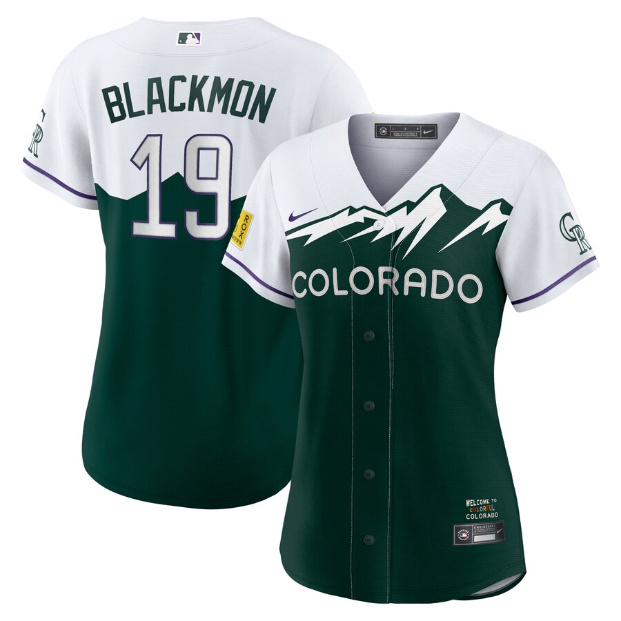 Women's Colorado Rockies Charlie Blackmon Nike White 2022 City Connect Replica Player Jersey - Puhuasuan