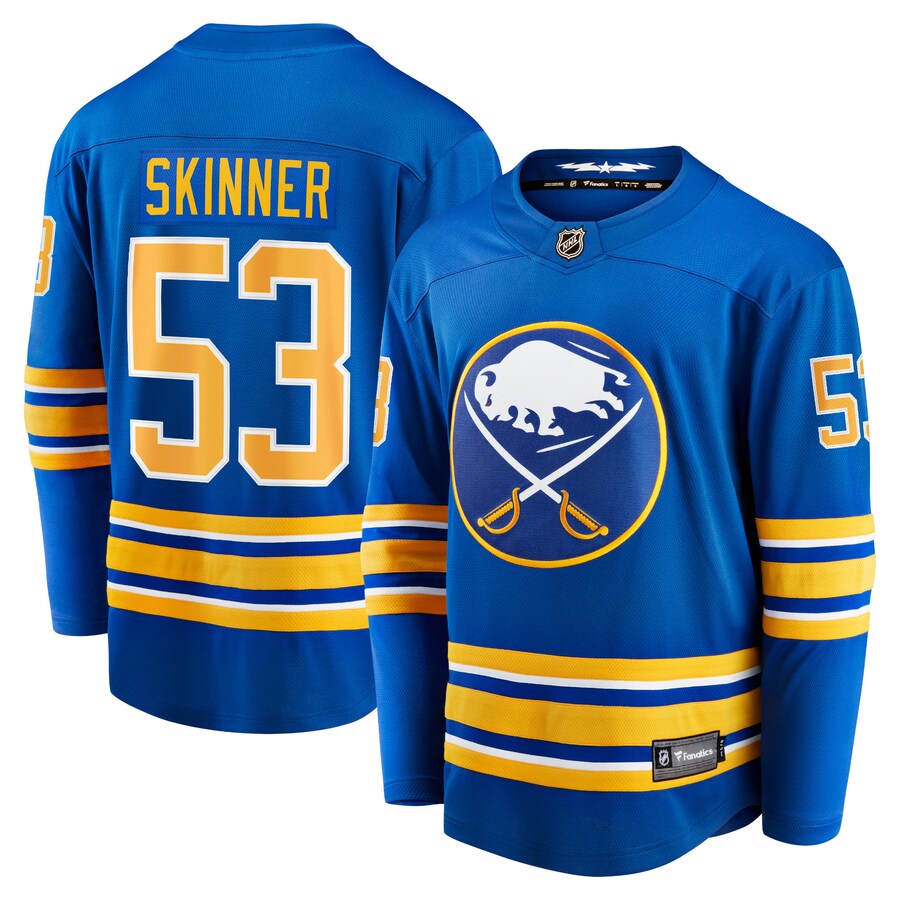 Men's Buffalo Sabres Jeff Skinner Fanatics Branded Royal Home Premier Breakaway Player Jersey - Puhuasuan