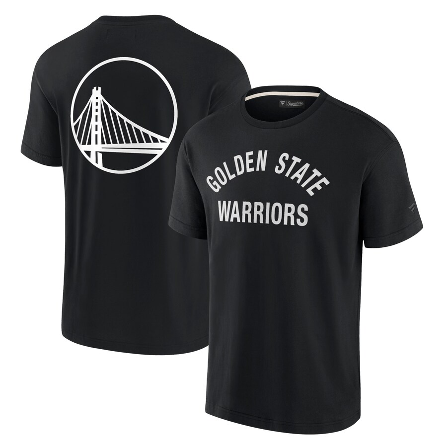 Unisex Golden State Warriors Fanatics Black Elements Super Soft Short Sleeve T-Shirt - Puhuasuan