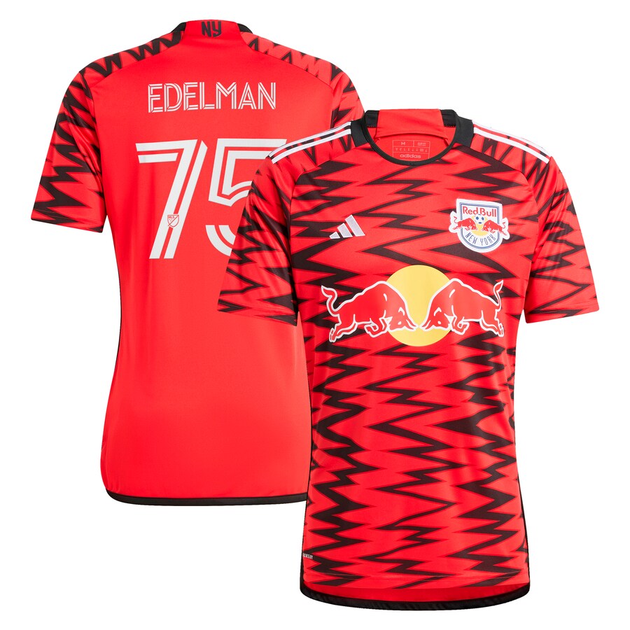 Men's New York Red Bulls Daniel Edelman adidas Red 2024 Legacy Replica Player Jersey - Puhuasuan