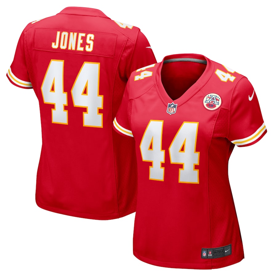 Women's Kansas City Chiefs Cam Jones Nike Red Game Jersey - Puhuasuan