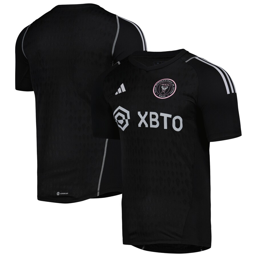 Men's Inter Miami CF adidas Black 2023 Replica Goalkeeper Jersey - Puhuasuan