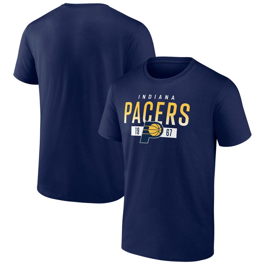 Men's Indiana Pacers  Fanatics Navy Team T-Shirt - Puhuasuan