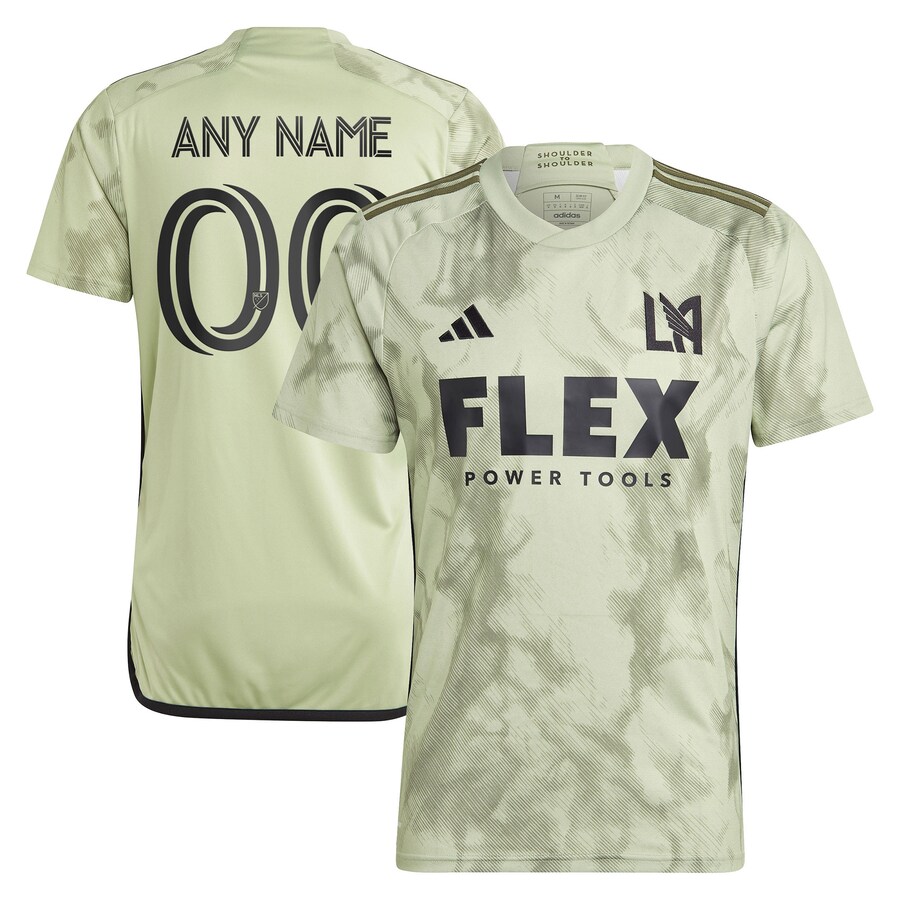 Men's LAFC adidas Green 2023 Smokescreen Replica Custom Jersey - Puhuasuan
