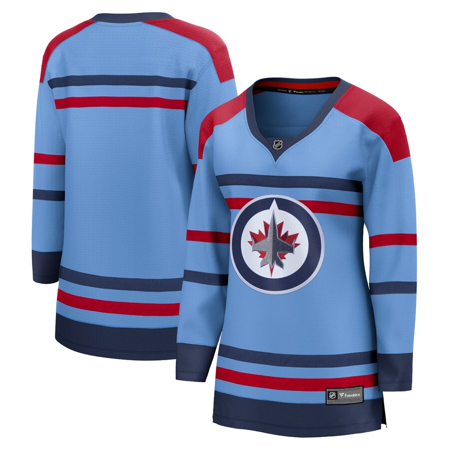 Women's Winnipeg Jets  Fanatics Branded Light Blue Anniversary Premier Breakaway Jersey - Puhuasuan