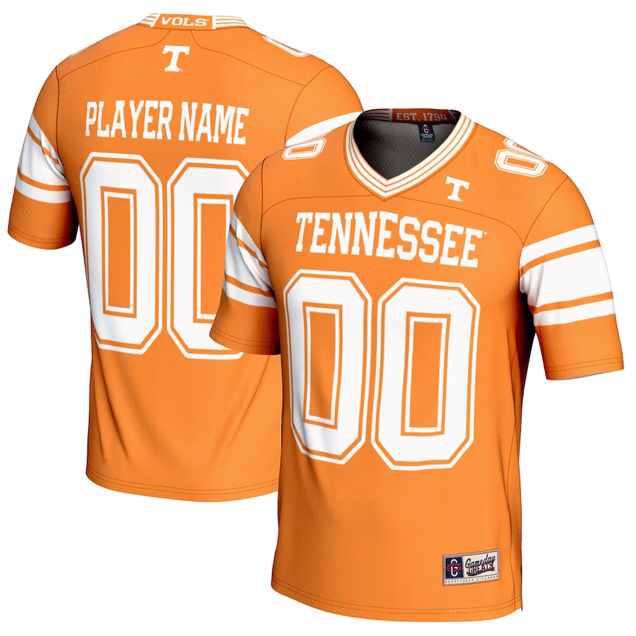 Tennessee Volunteers GameDay Greats NIL Pick-A-Player Football Jersey - Tennessee Orange - Puhuasuan
