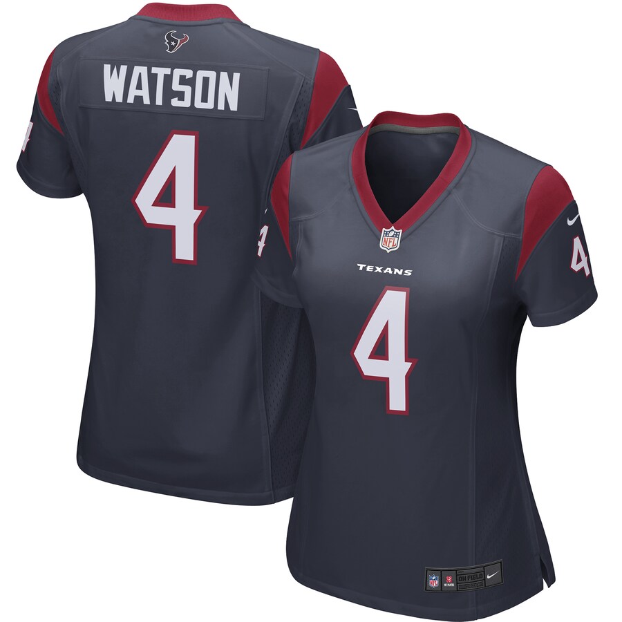 Deshaun Watson Houston Texans Nike Women's Player Game Jersey - Navy - Puhuasuan