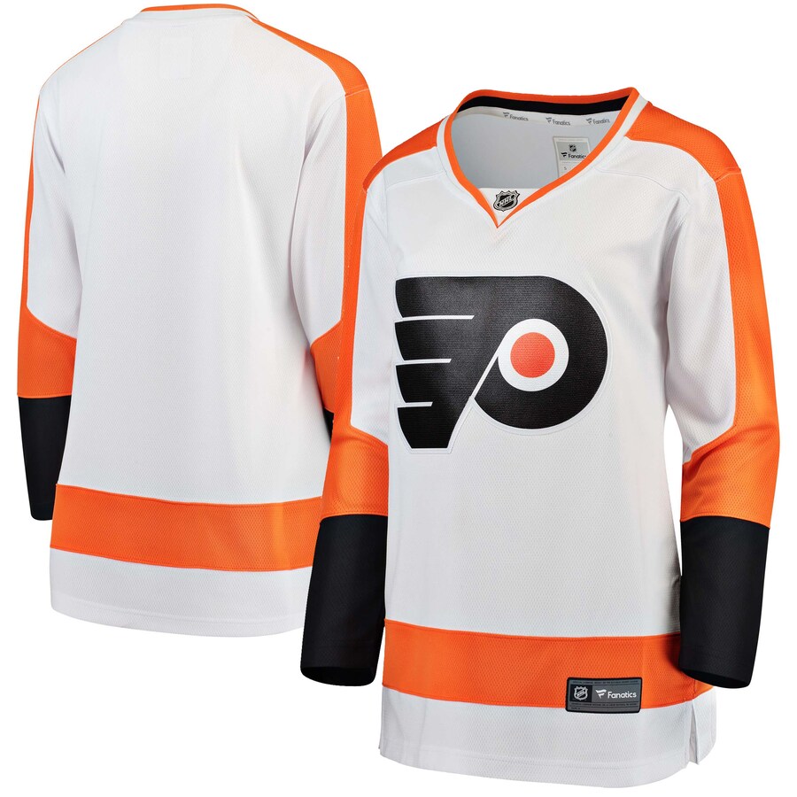 Women's Philadelphia Flyers Fanatics Branded White Away Breakaway Jersey - Puhuasuan