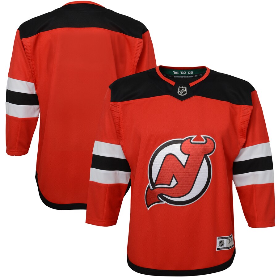 Youth New Jersey Devils Red Home Premier Blank Jersey - Puhuasuan