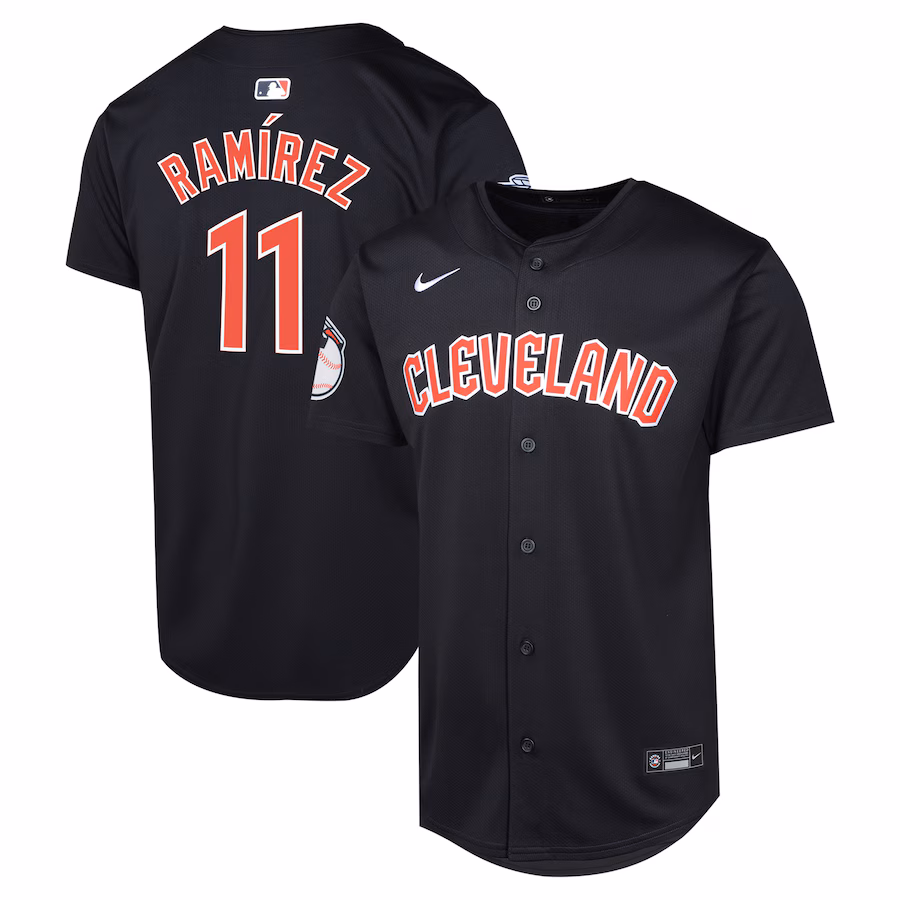 Youth Cleveland Guardians José Ramírez Nike Blue Alternate Limited Player Jersey - Puhuasuan