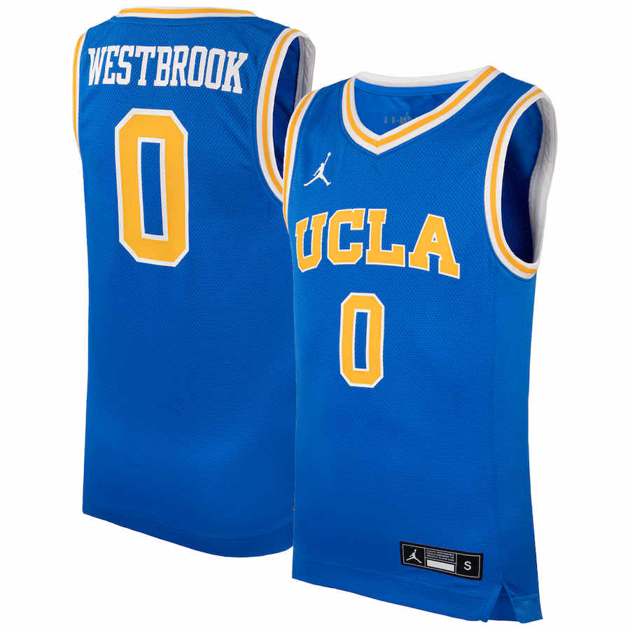 Youth Jordan Brand #0 Blue UCLA Bruins Icon Replica Basketball Jersey - Puhuasuan