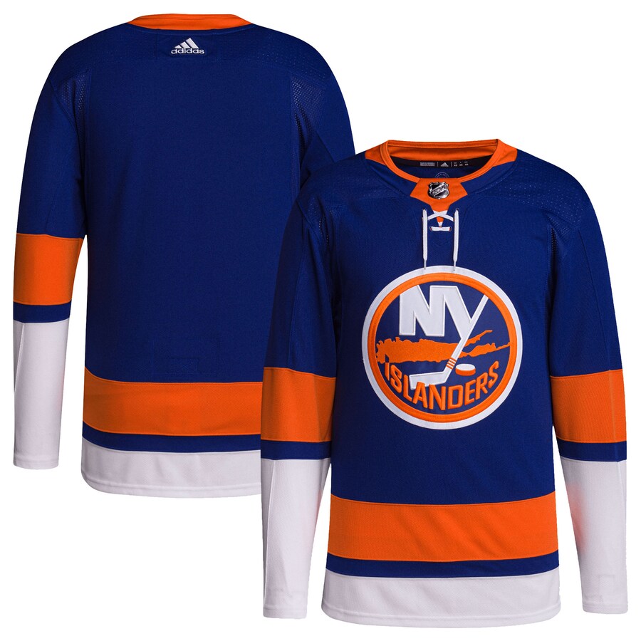 Men's New York Islanders adidas Royal Home Primegreen Authentic Pro Blank Jersey - Puhuasuan
