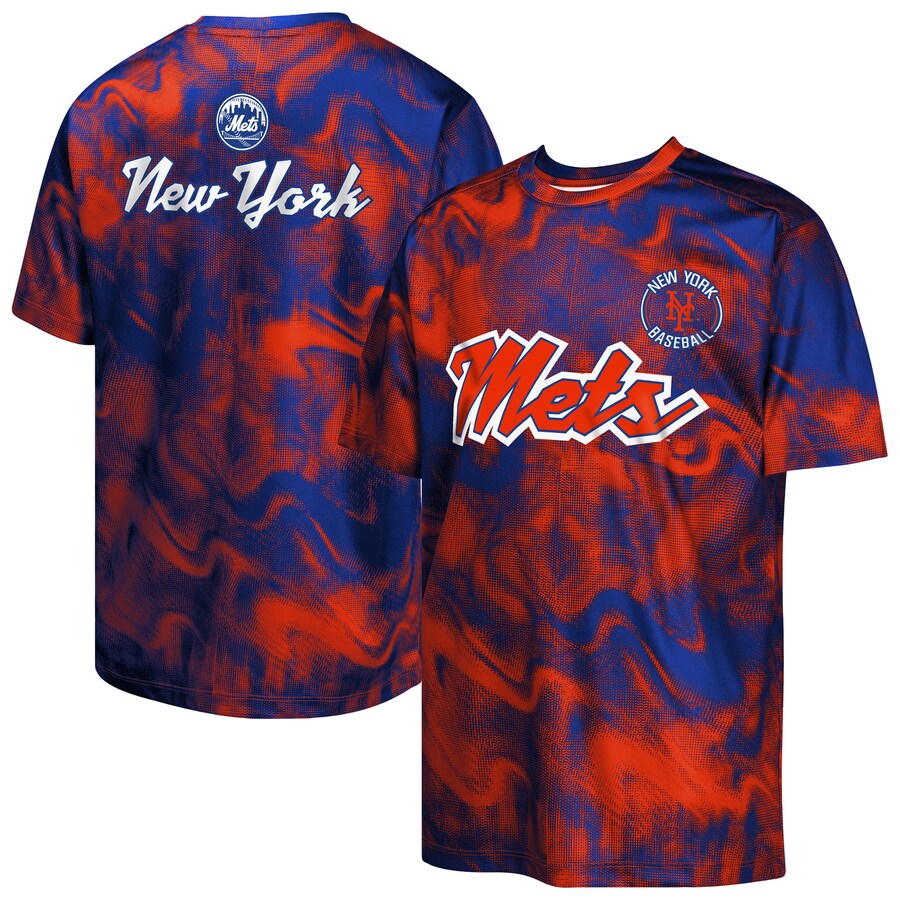 Youth New York Mets Royal/Red Pinch Hitter T-Shirt - Puhuasuan