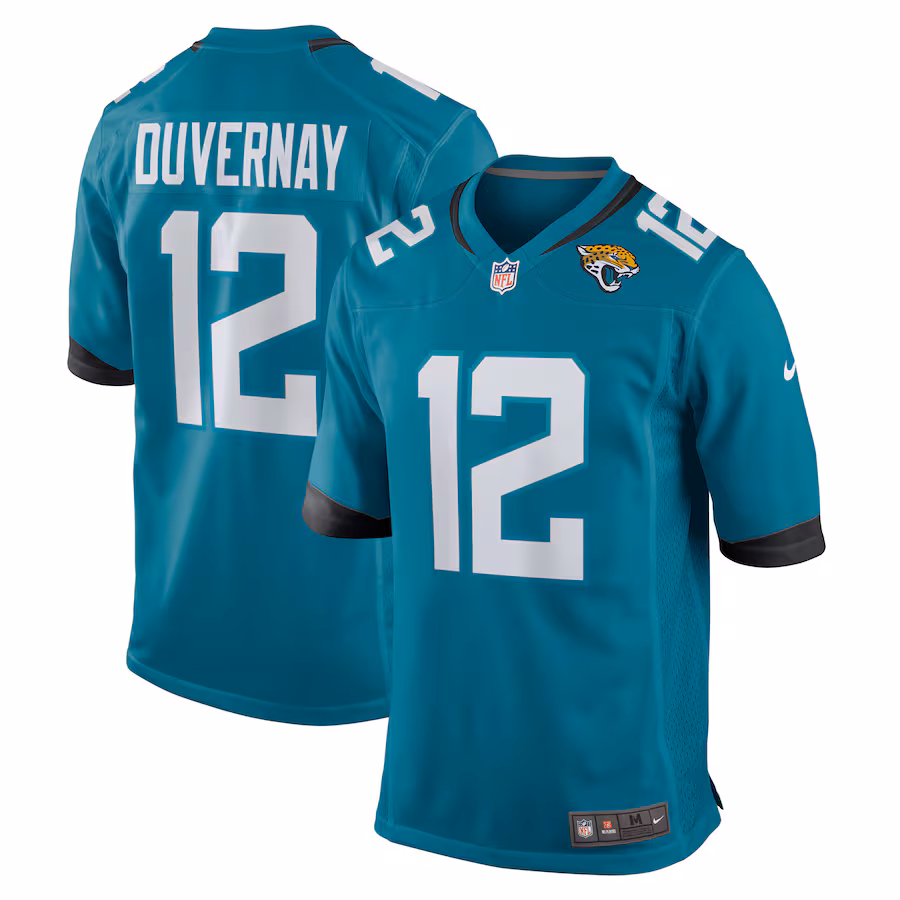 Men's Jacksonville Jaguars Devin Duvernay Nike  Teal Team Game Jersey - Puhuasuan