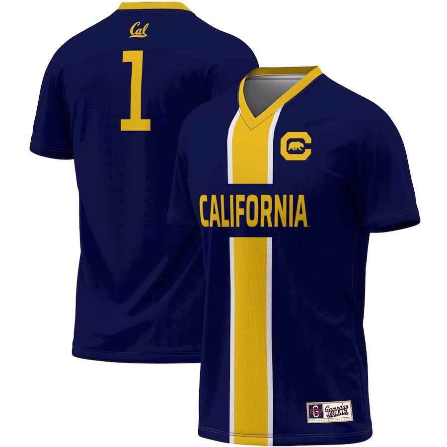 #1 Cal Bears ProSphere Unisex Lightweight Soccer Jersey - Navy - Puhuasuan