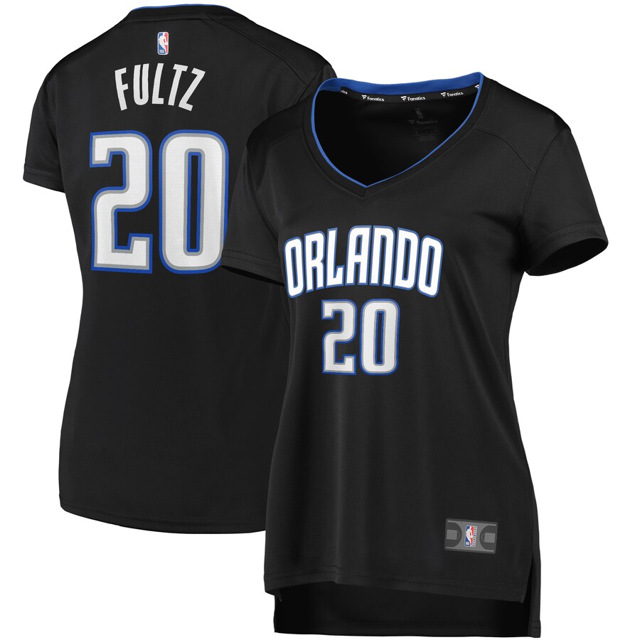 Women's Orlando Magic Markelle Fultz Fanatics Black Fast Break Replica Player Jersey - Icon Edition - Puhuasuan