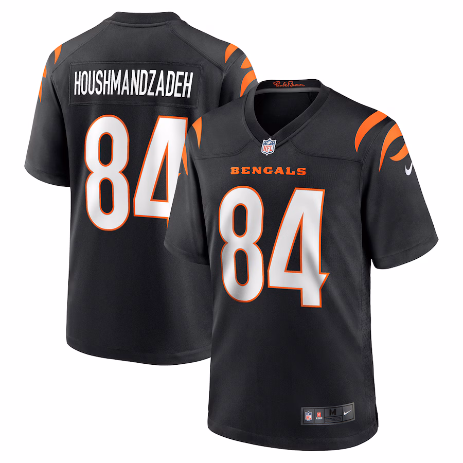 Men's Cincinnati Bengals T. J. Houshmandzadeh Nike Black Team Retired Player Game Jersey - Puhuasuan