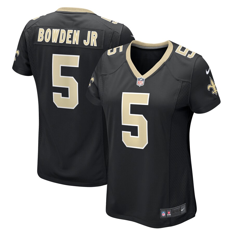 Women's New Orleans Saints Lynn Bowden Jr. Nike  Black Team Game Jersey - Puhuasuan