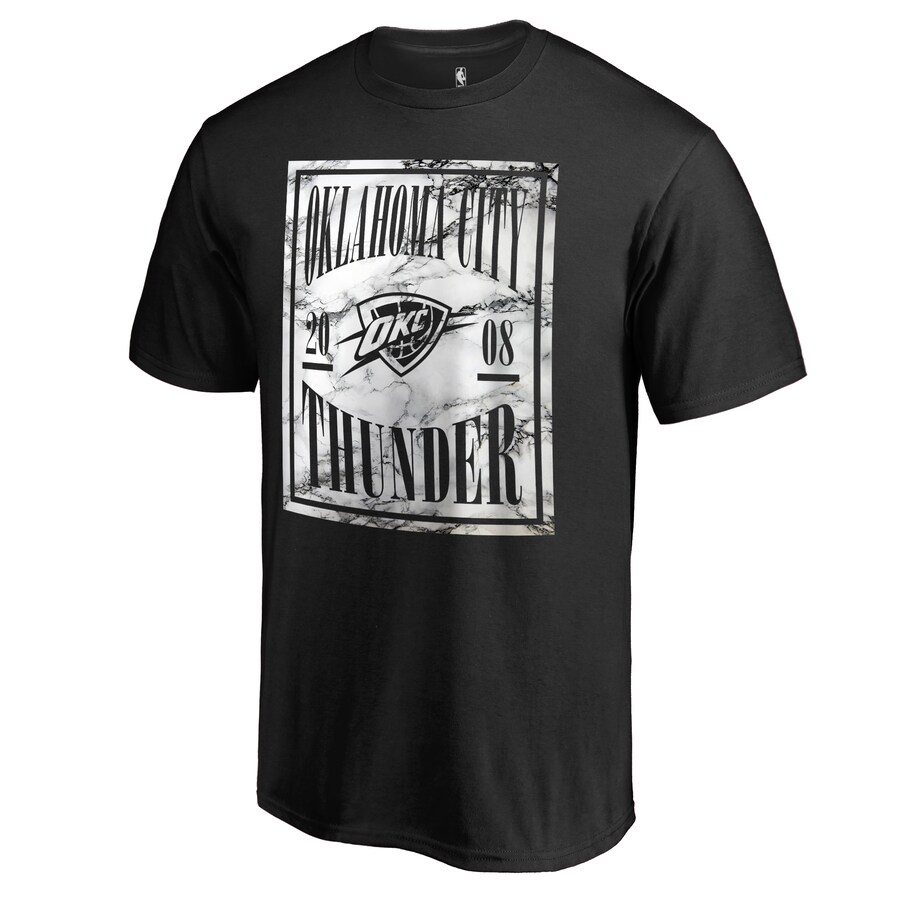 Men's Oklahoma City Thunder Black Court Vision T-Shirt - Puhuasuan