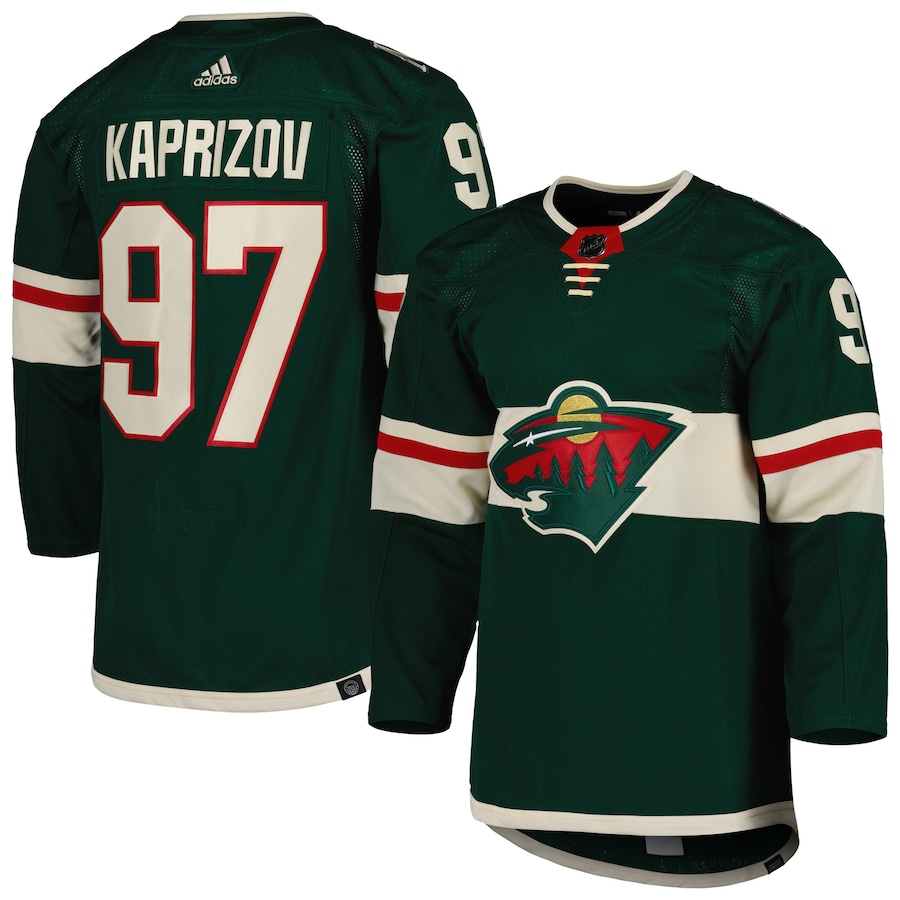Men's Minnesota Wild Kirill Kaprizov adidas Green Home Primegreen Authentic Player Jersey - Puhuasuan