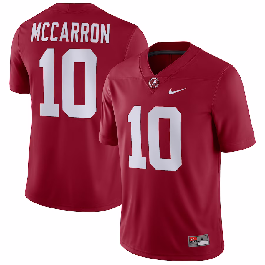 AJ McCarron Alabama Crimson Tide Nike Game Jersey - Crimson - Puhuasuan