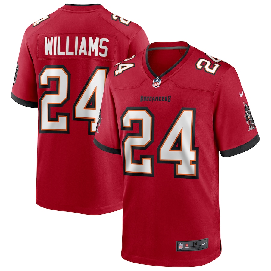 Men's Tampa Bay Buccaneers Cadillac Williams Nike Red Game Retired Player Jersey - Puhuasuan