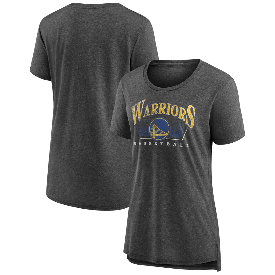 Women's Golden State Warriors Gray Selection Tri-Blend T-Shirt - Puhuasuan