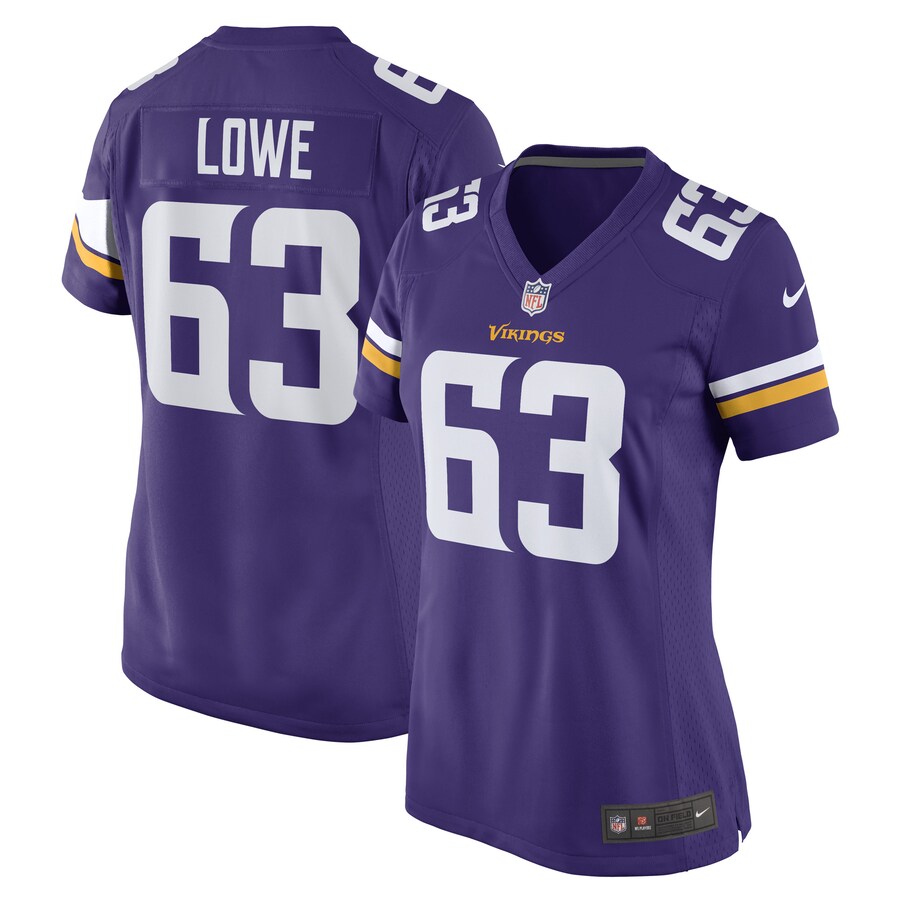 Women's Minnesota Vikings Vederian Lowe Nike Purple Game Player Jersey - Puhuasuan