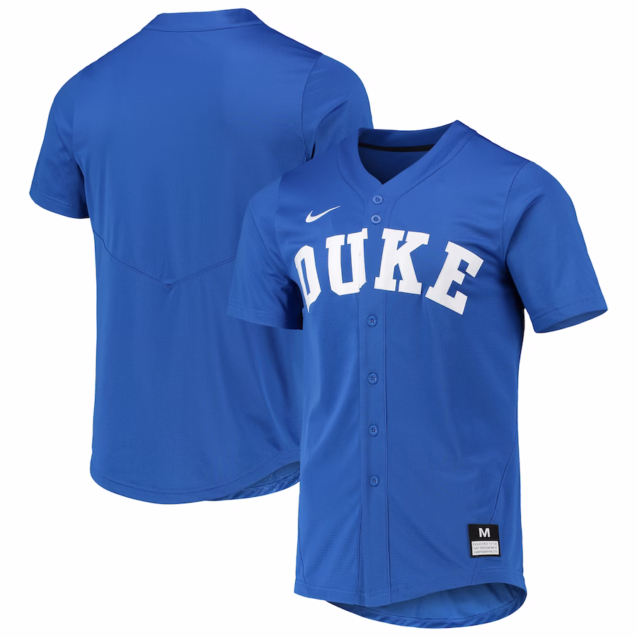 Duke Blue Devils Nike Replica Baseball Jersey - Royal - Puhuasuan