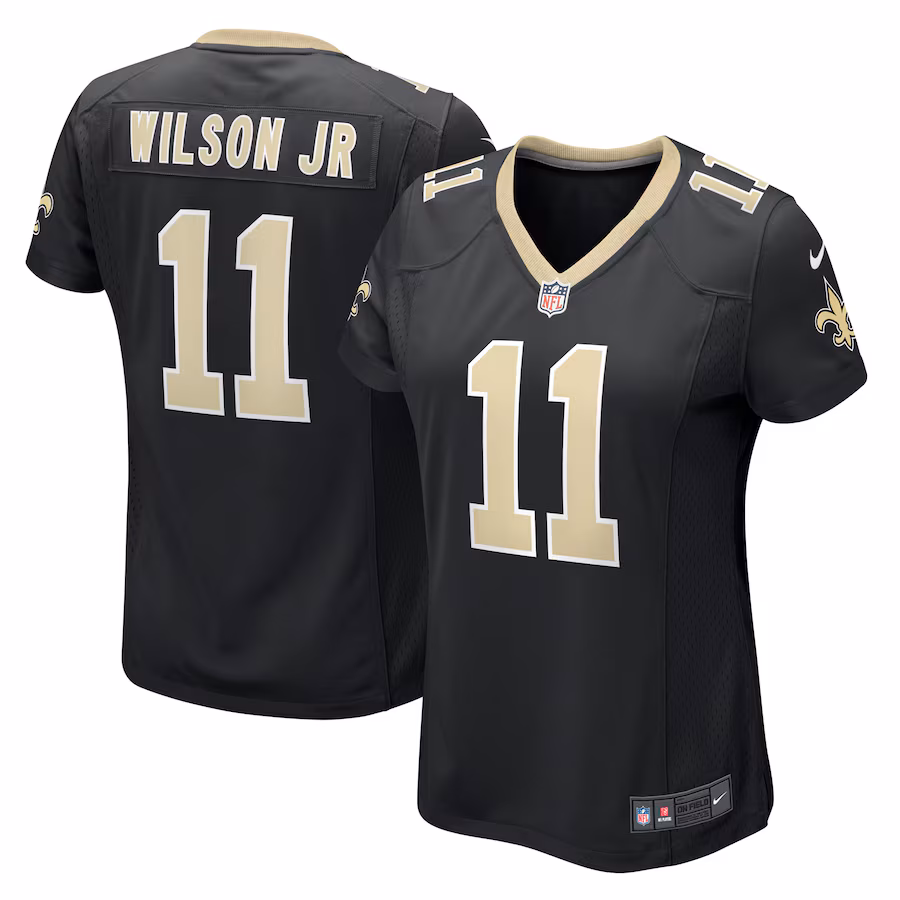 Women's New Orleans Saints Cedrick Wilson Jr. Nike Black Game Jersey - Puhuasuan