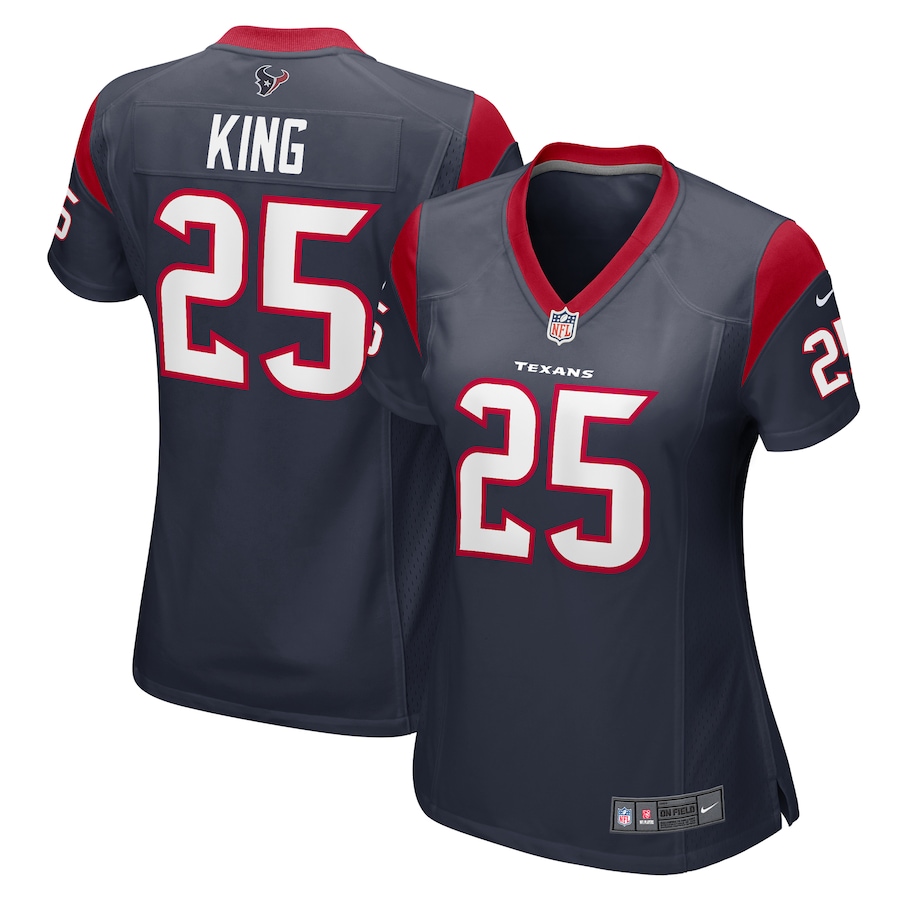 Women's Houston Texans Desmond King Nike  Navy  Game Jersey - Puhuasuan