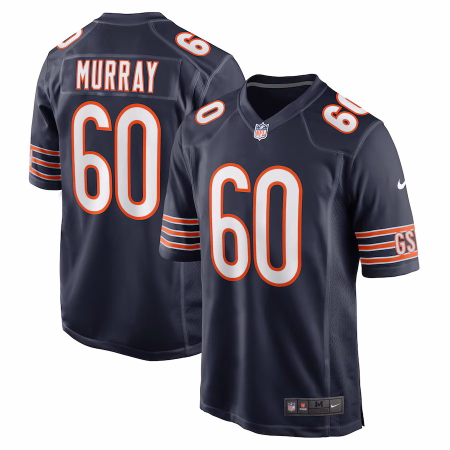 Men's Chicago Bears Bill Murray Nike  Navy Team Game Jersey - Puhuasuan