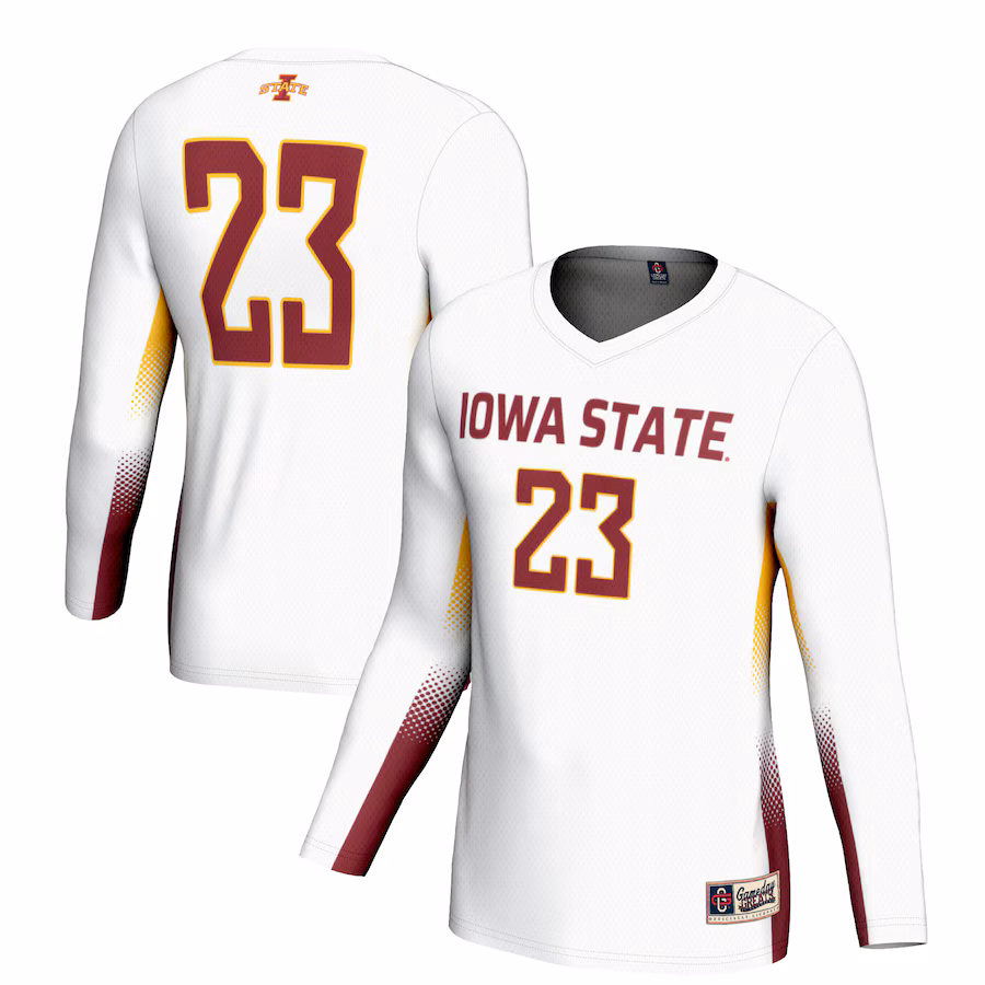 Unisex GameDay Greats #1 White Iowa State Cyclones Lightweight Volleyball Jersey - Puhuasuan