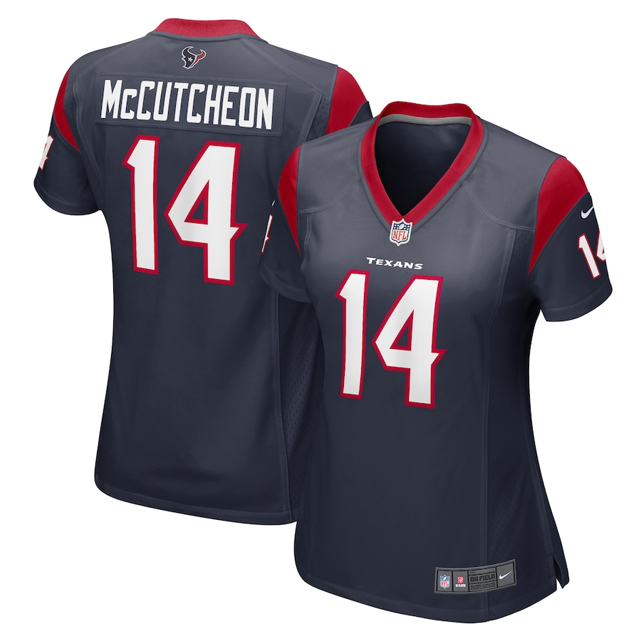 Women's Houston Texans Lance McCutcheon Nike  Navy Team Game Jersey - Puhuasuan