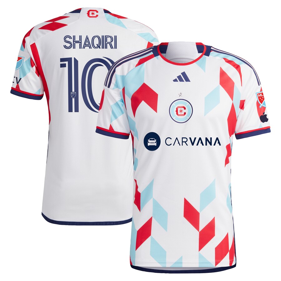Men's Chicago Fire Xherdan Shaqiri adidas White 2024 A Kit For All Authentic Player Jersey - Puhuasuan