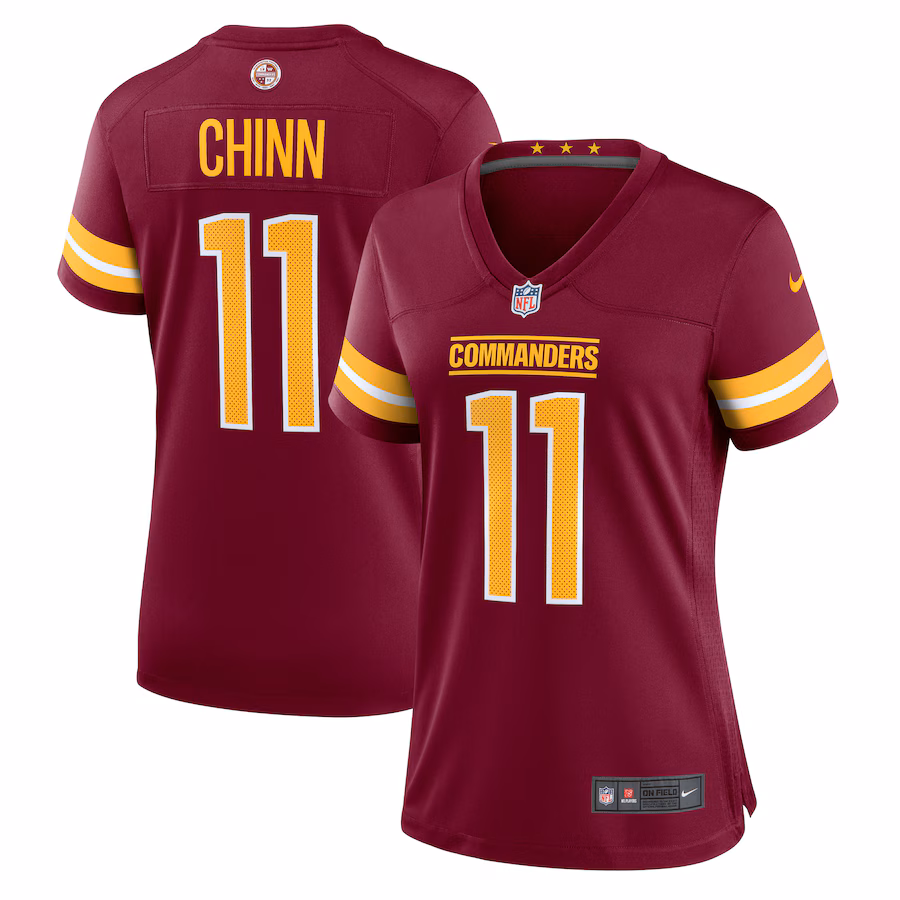 Women's Washington Commanders Jeremy Chinn Nike  Burgundy Game Jersey - Puhuasuan